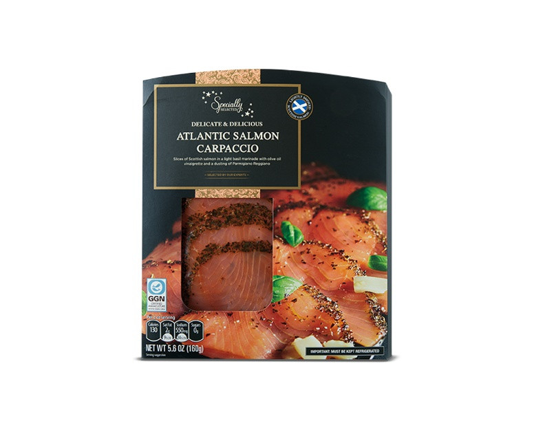 Aldi Smoked Salmon
 Specially Selected Cold Smoked Salmon