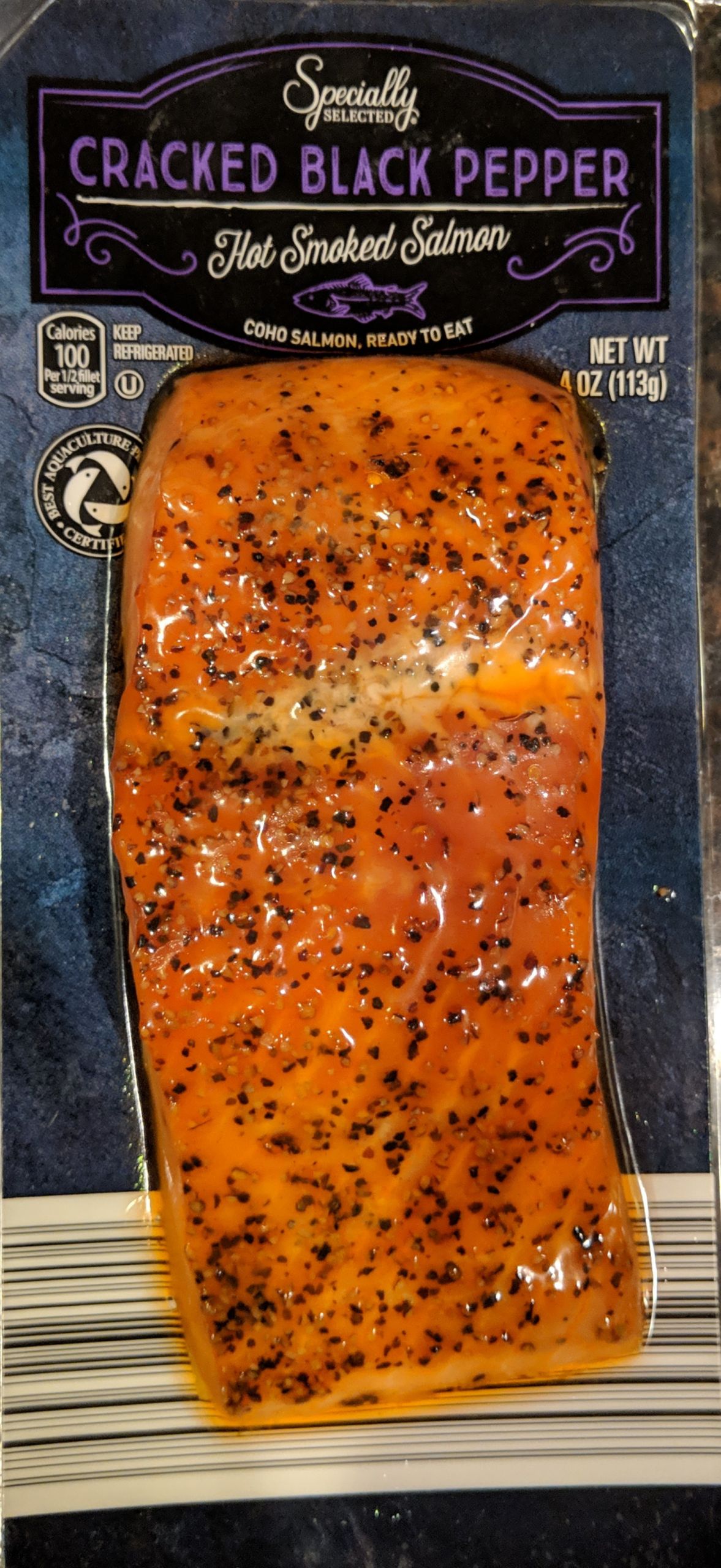 Aldi Smoked Salmon
 I Ate ALDI Cracked Black Pepper Hot Smoked Salmon