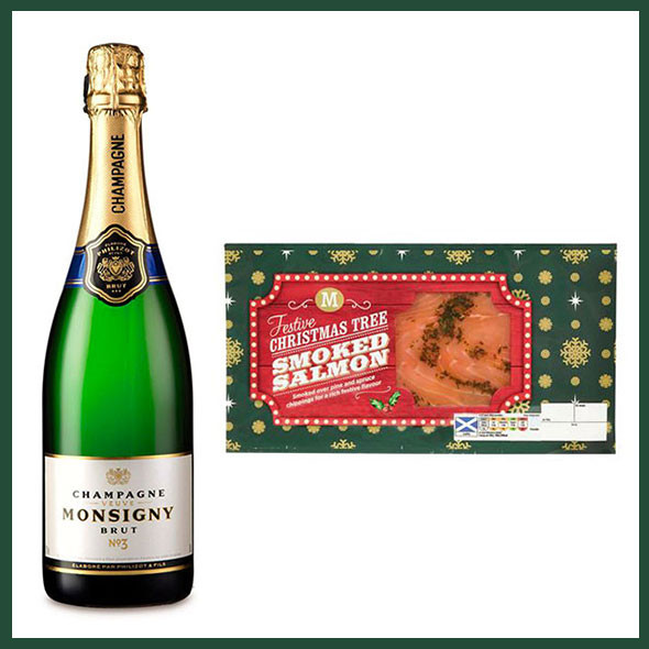 Aldi Smoked Salmon
 Aldi has the best champagne and Morrison s the best smoked