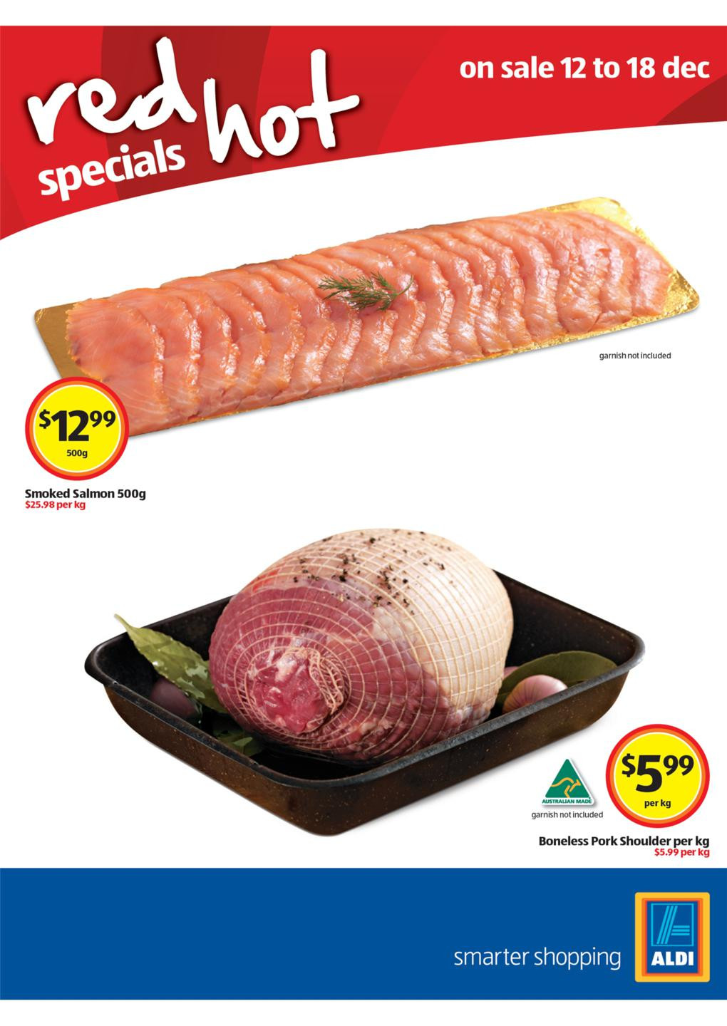 Aldi Smoked Salmon
 ALDI Catalogue Special Buys Wk 51 Page 24