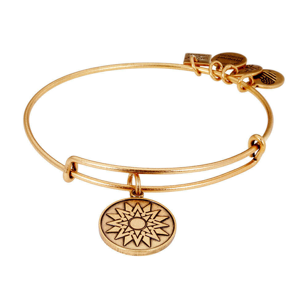 Alex And Ani Bracelet
 Alex And Ani New Beginnings Rafaelian Gold Finish Bangle