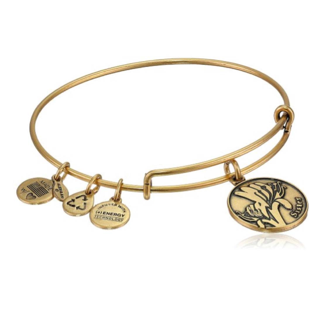 Alex And Ani Bracelet
 Alex and Ani "Because I Love You" Expandable Wire Bangle