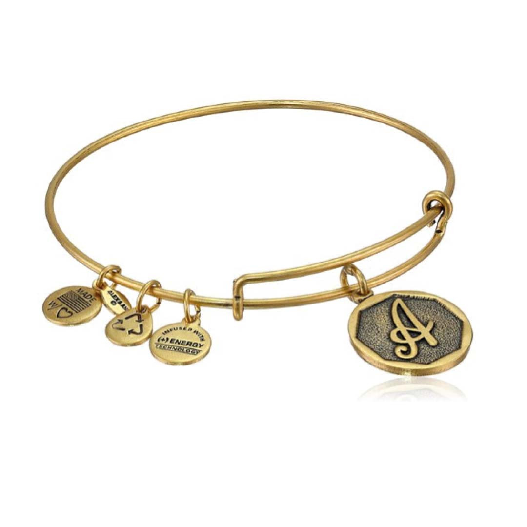 Alex And Ani Bracelet
 Alex and Ani Initial Expandable Wire Bangle Bracelet 7 25