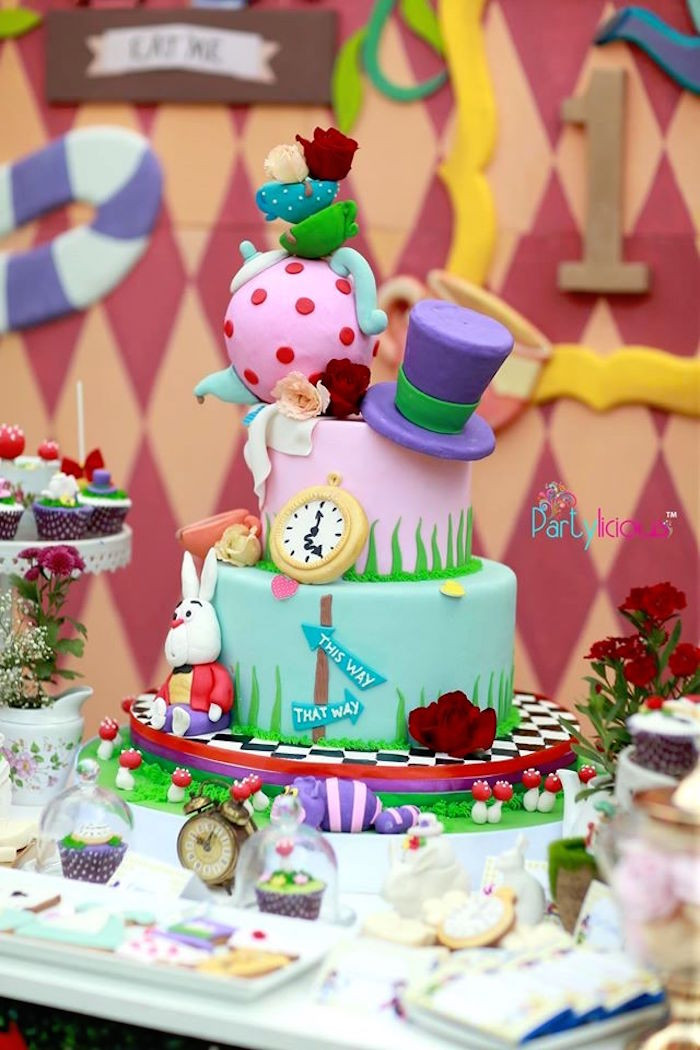 Alice In Wonderland Kids Party
 Kara s Party Ideas Wonderland Birthday Tea Party