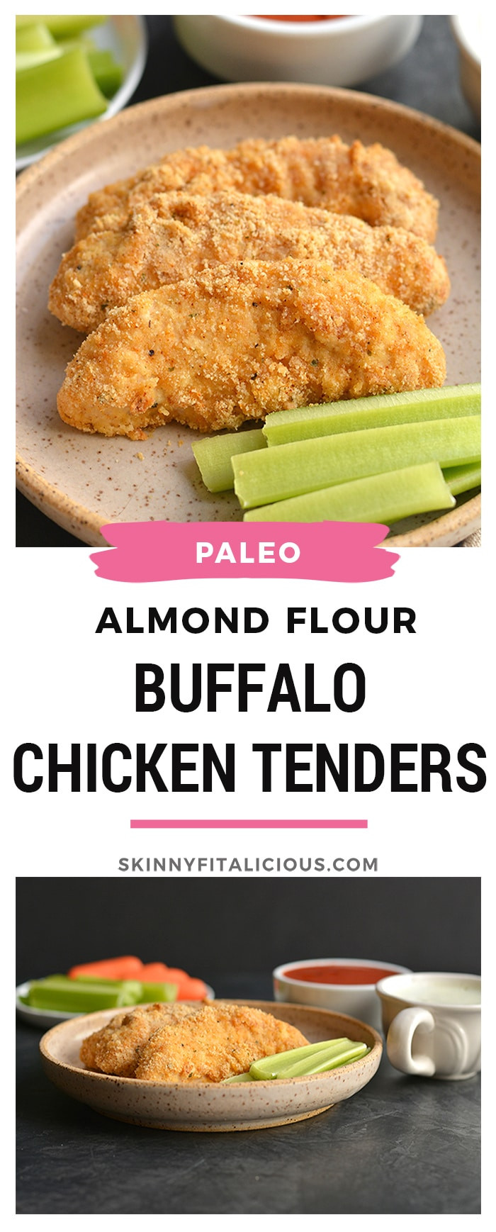 Almond Flour Chicken Tenders
 Almond Flour Buffalo Chicken Tenders Paleo GF