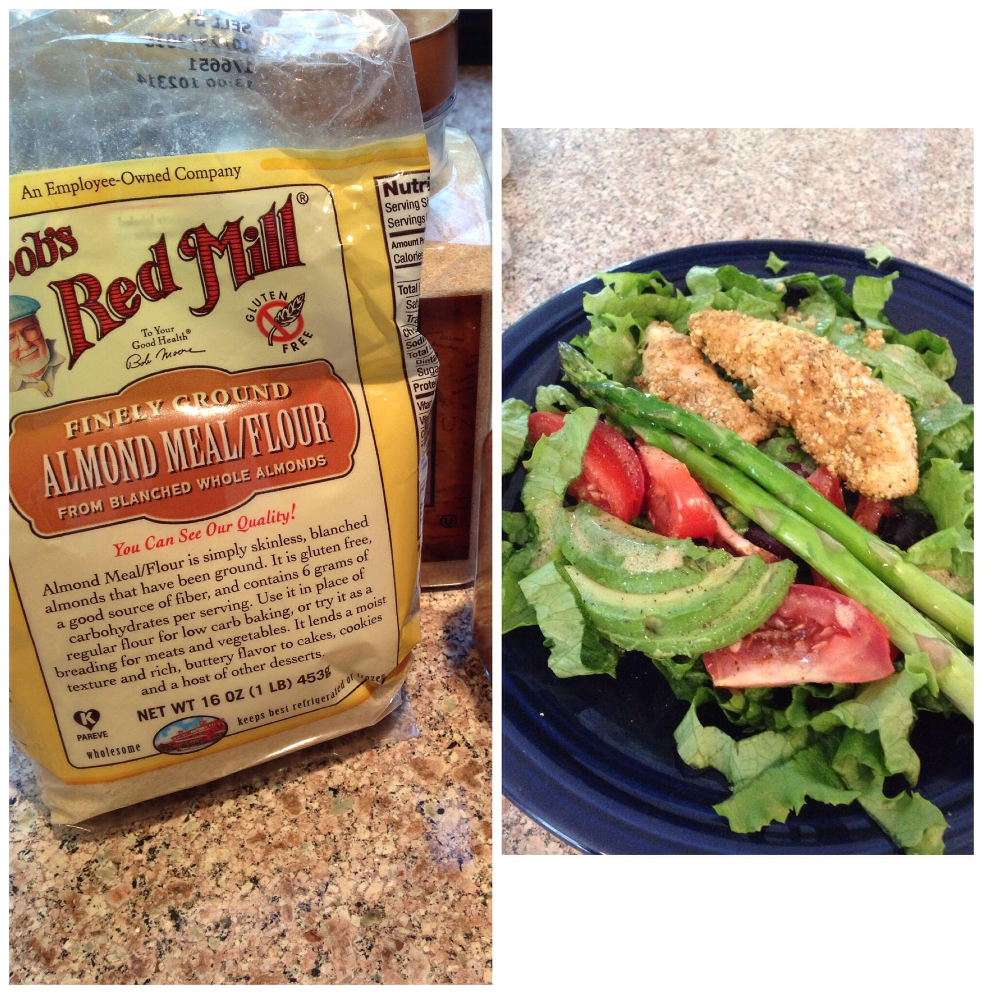 Almond Flour Chicken Tenders
 Chicken tenders with almond flour