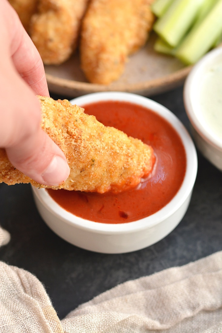 Almond Flour Chicken Tenders
 Almond Flour Buffalo Chicken Tenders Paleo GF