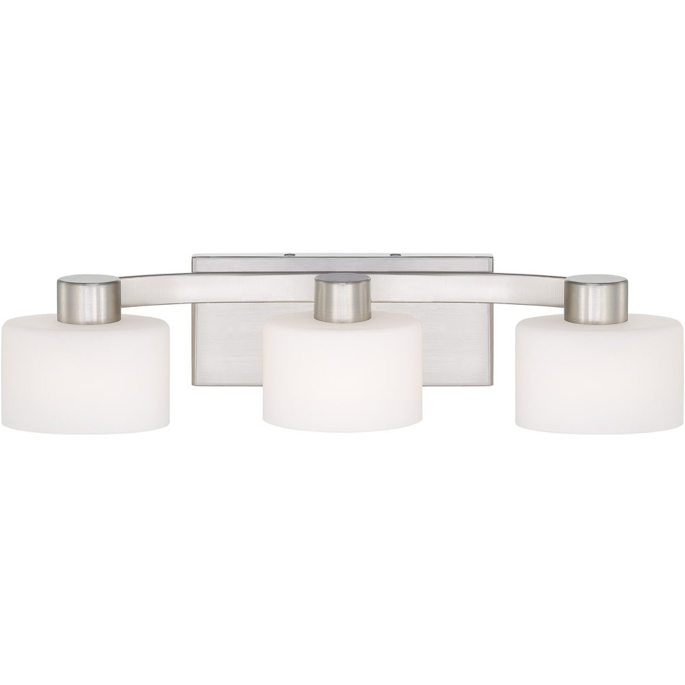 Amazon Bathroom Vanity Lights
 Quoizel TU8603BN Tatum 3 Light Bath Fixture Brushed