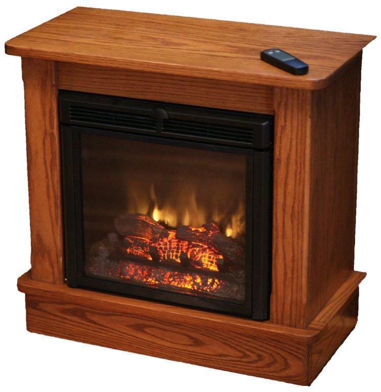 Amish Electric Fireplace
 Seneca Electric Fireplace with Remote from Dutchcrafters Amish