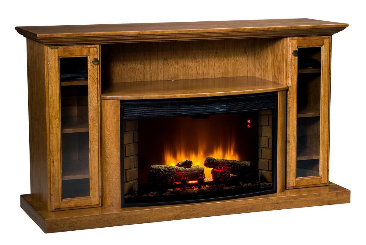 Amish Electric Fireplace
 64" Electric Fireplace Entertainment Center from