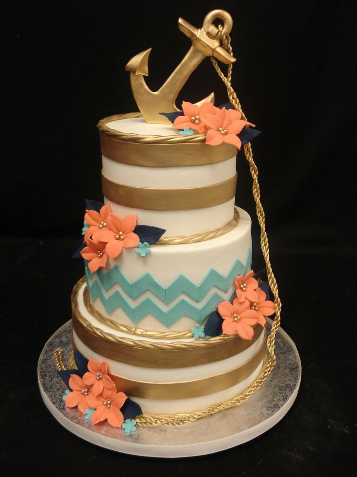 Anchor Birthday Cakes
 The 25 best Anchor birthday cakes ideas on Pinterest