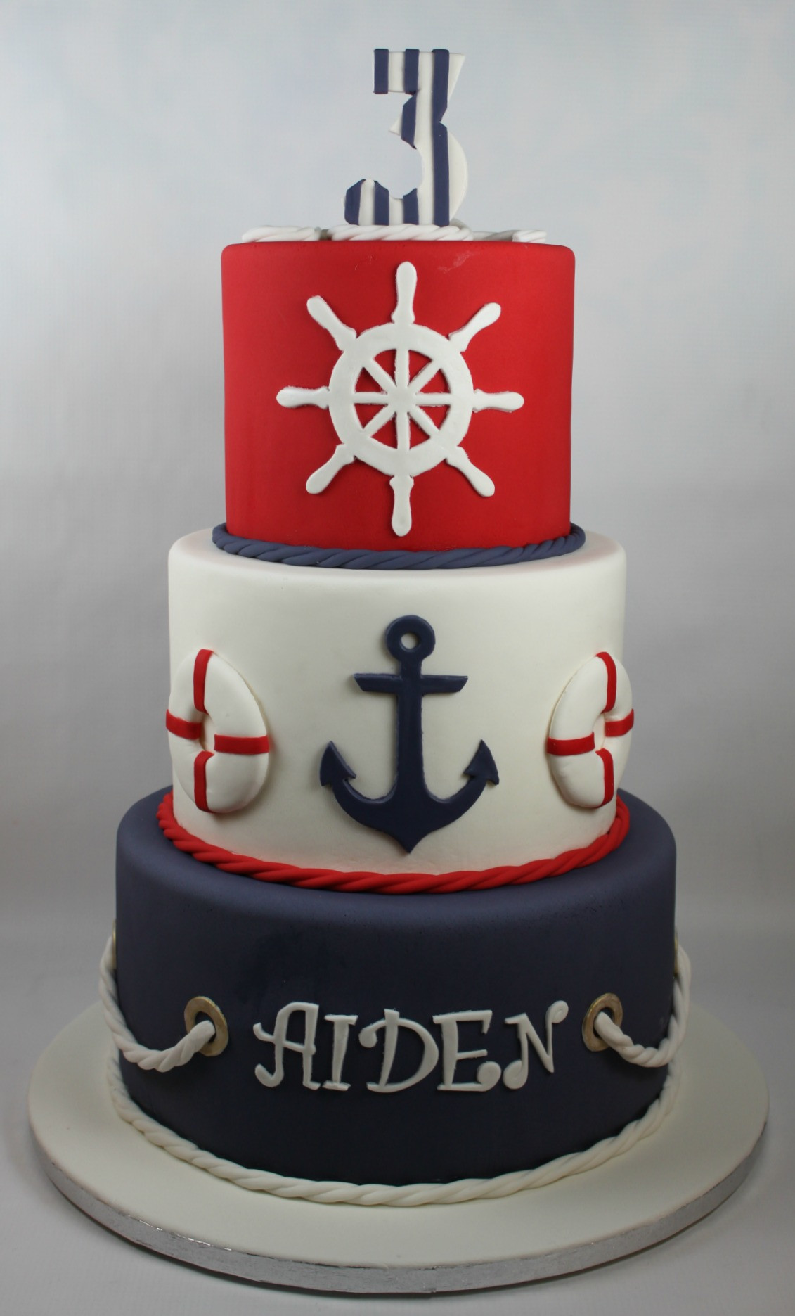 Anchor Birthday Cakes
 Nautical Birthday Cake