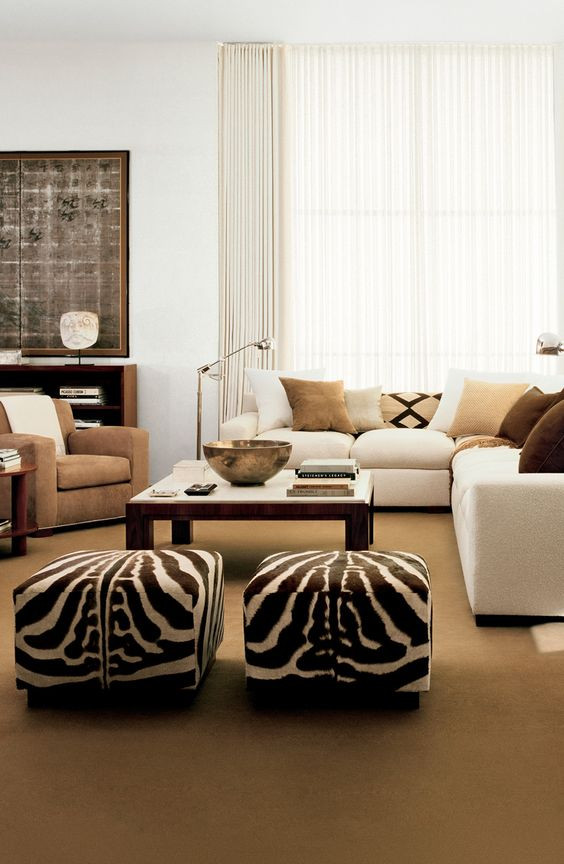 Animal Print Living Room Decor
 Animal Print Interior Decor For a Natural Look of Your Home