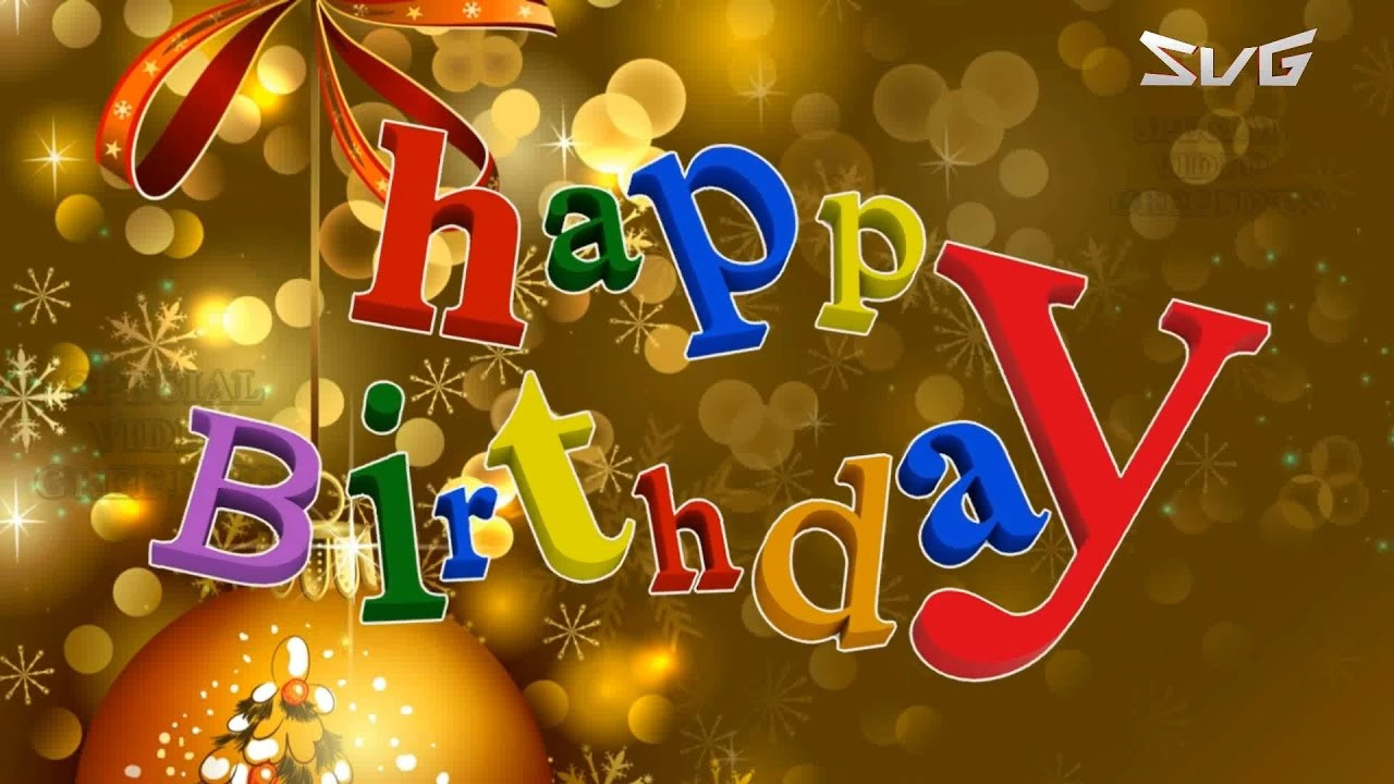 Animated Birthday Card
 Happy Birthday Wishes Quotes Whatsapp Animation