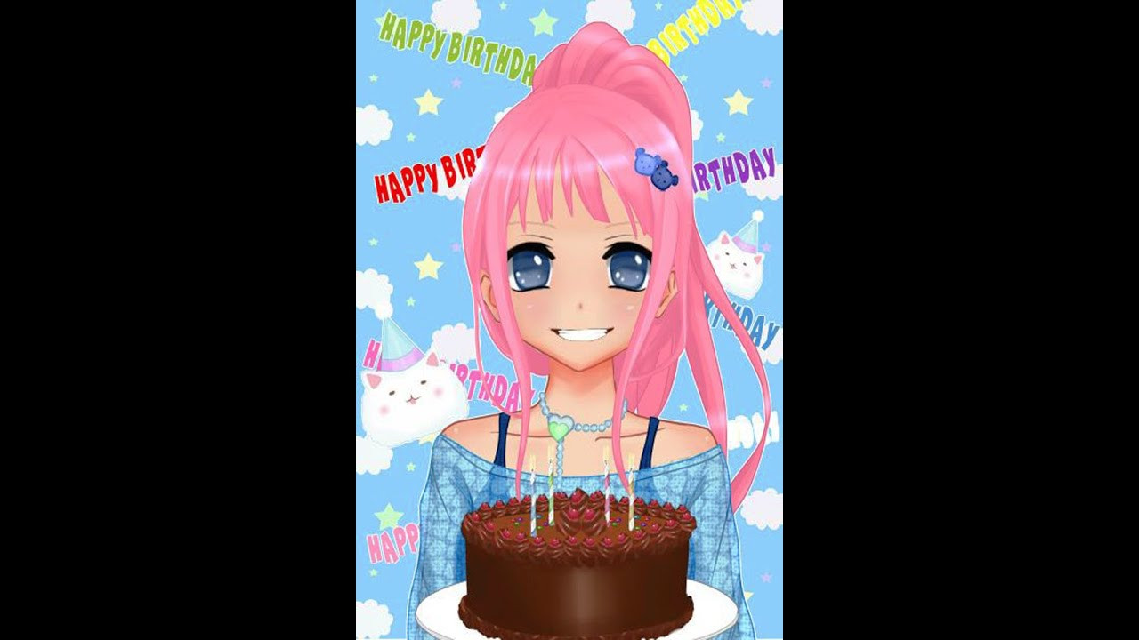 Anime Birthday Cards
 Anime Happy Birthday Card Maker ♥