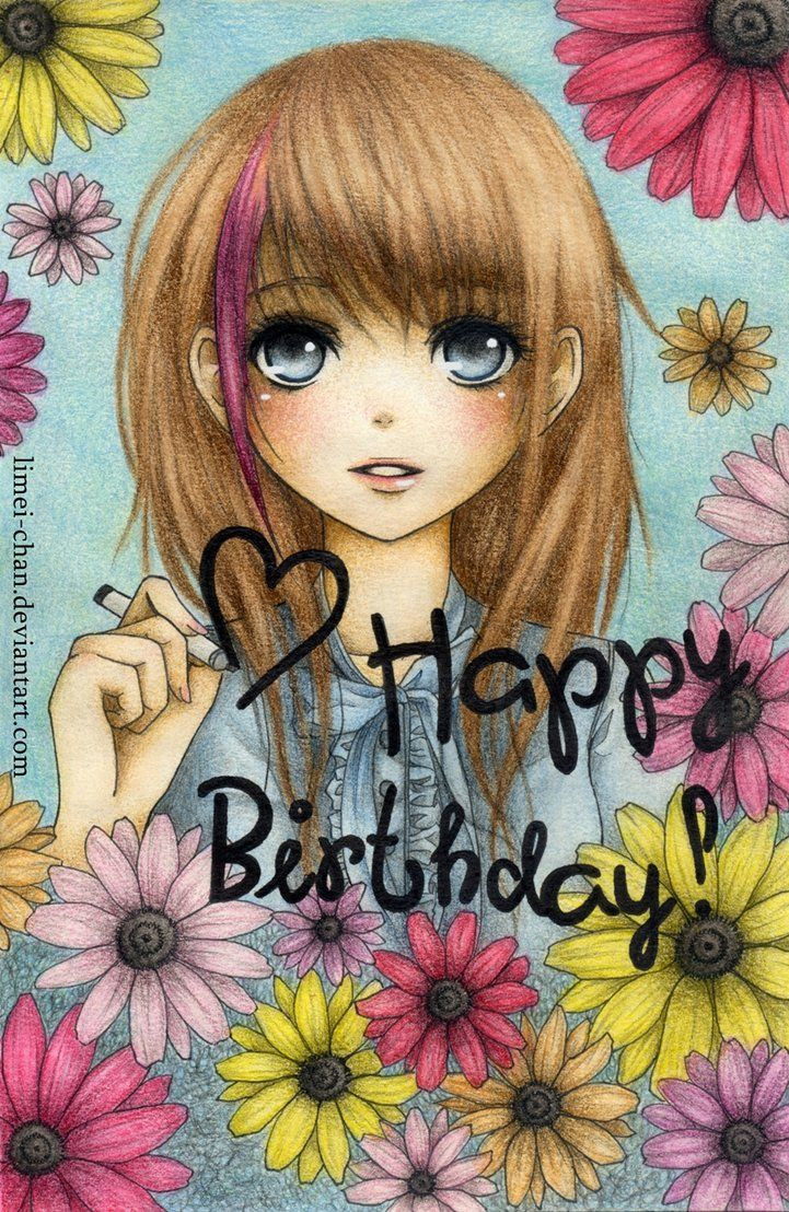 Anime Birthday Cards
 Happy Birthday Sister Anime anime happy birthday cards the