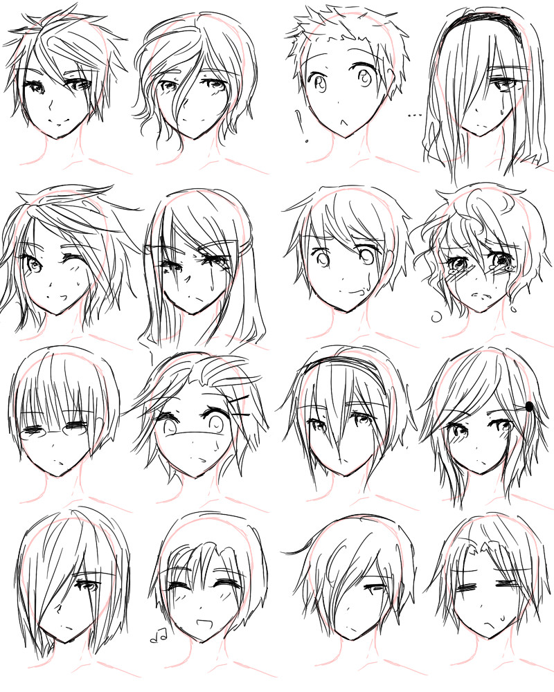 Anime Boy Hairstyle
 Boy Hairstyles Drawing at GetDrawings