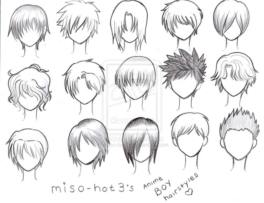 Anime Boy Hairstyle
 New Original Boy by NNA12 on DeviantArt