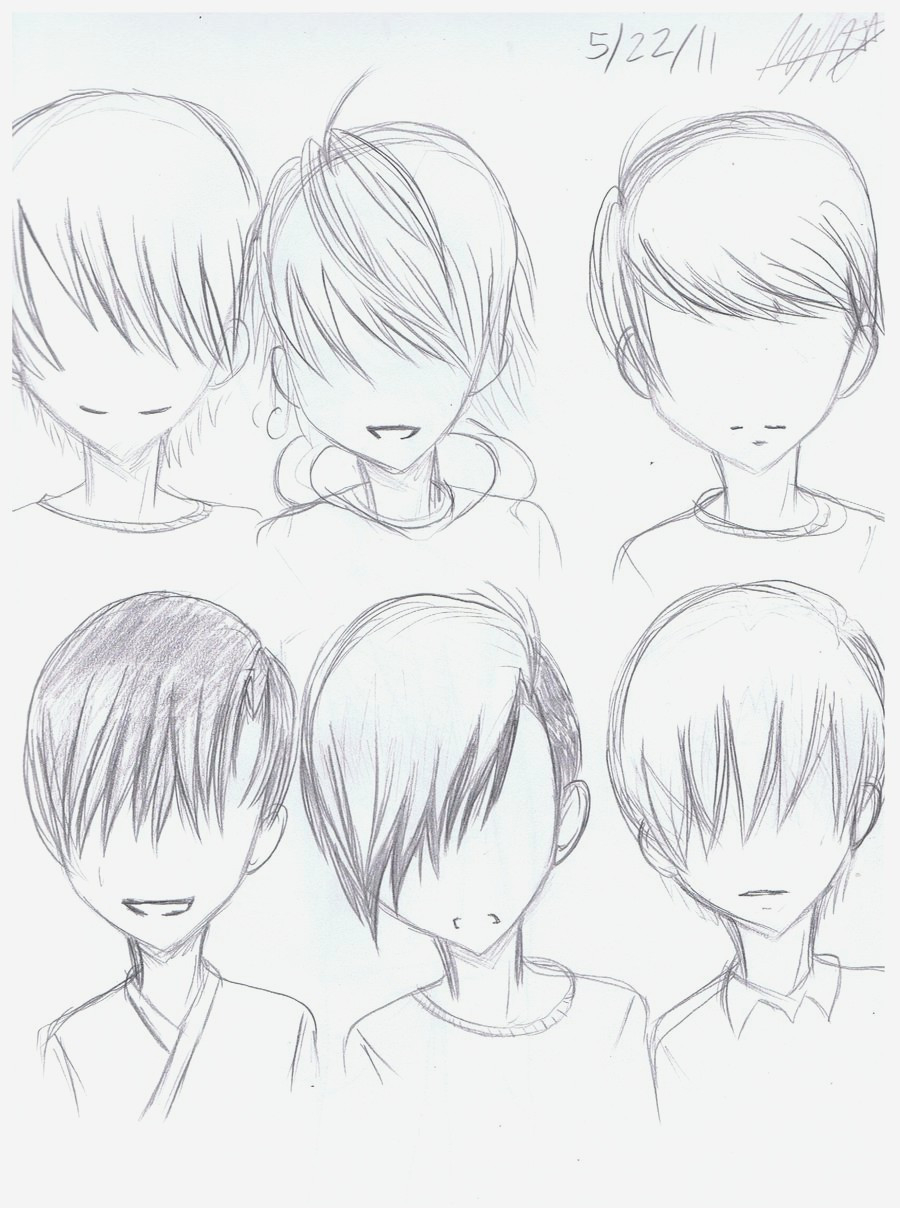 Anime Boy Hairstyle
 Anime Guy Hairstyles Drawing at GetDrawings