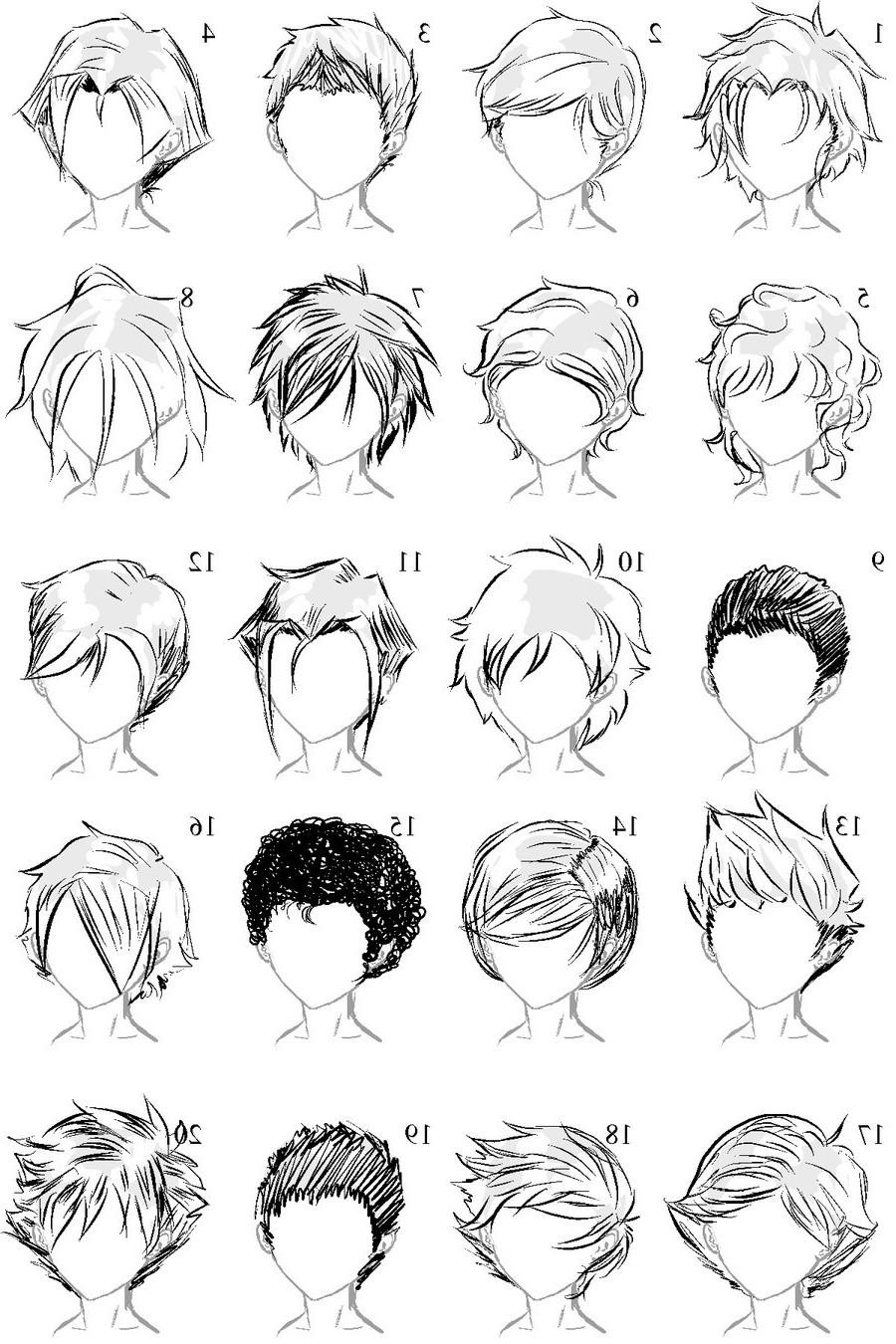 Anime Boy Hairstyle
 Male Anime Hairstyles Drawing at PaintingValley