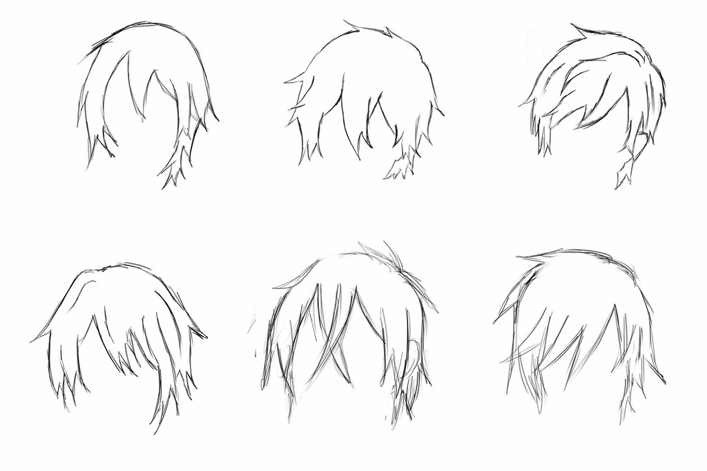 Anime Boy Short Hairstyles
 anime boy hair styles by syanm2 on DeviantArt