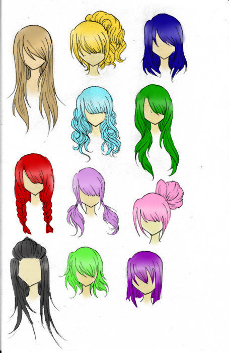 Anime Cute Hairstyles
 anime hairstyles on Tumblr