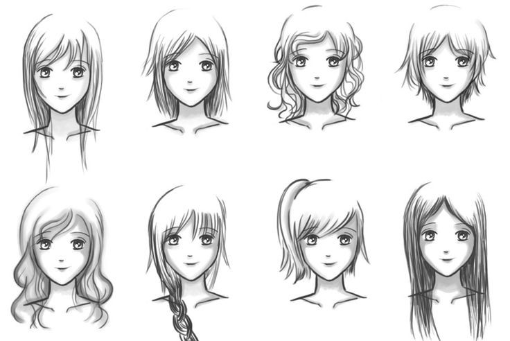 Anime Girls Hairstyles
 How To Draw Female Girl s Anime Hairstyles ⋆ Anime & Manga