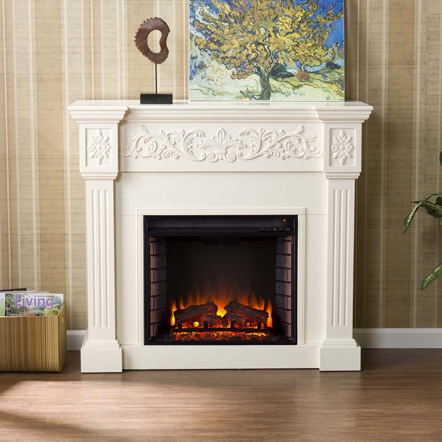 Antique White Electric Fireplace
 Antique White Electric Fireplace