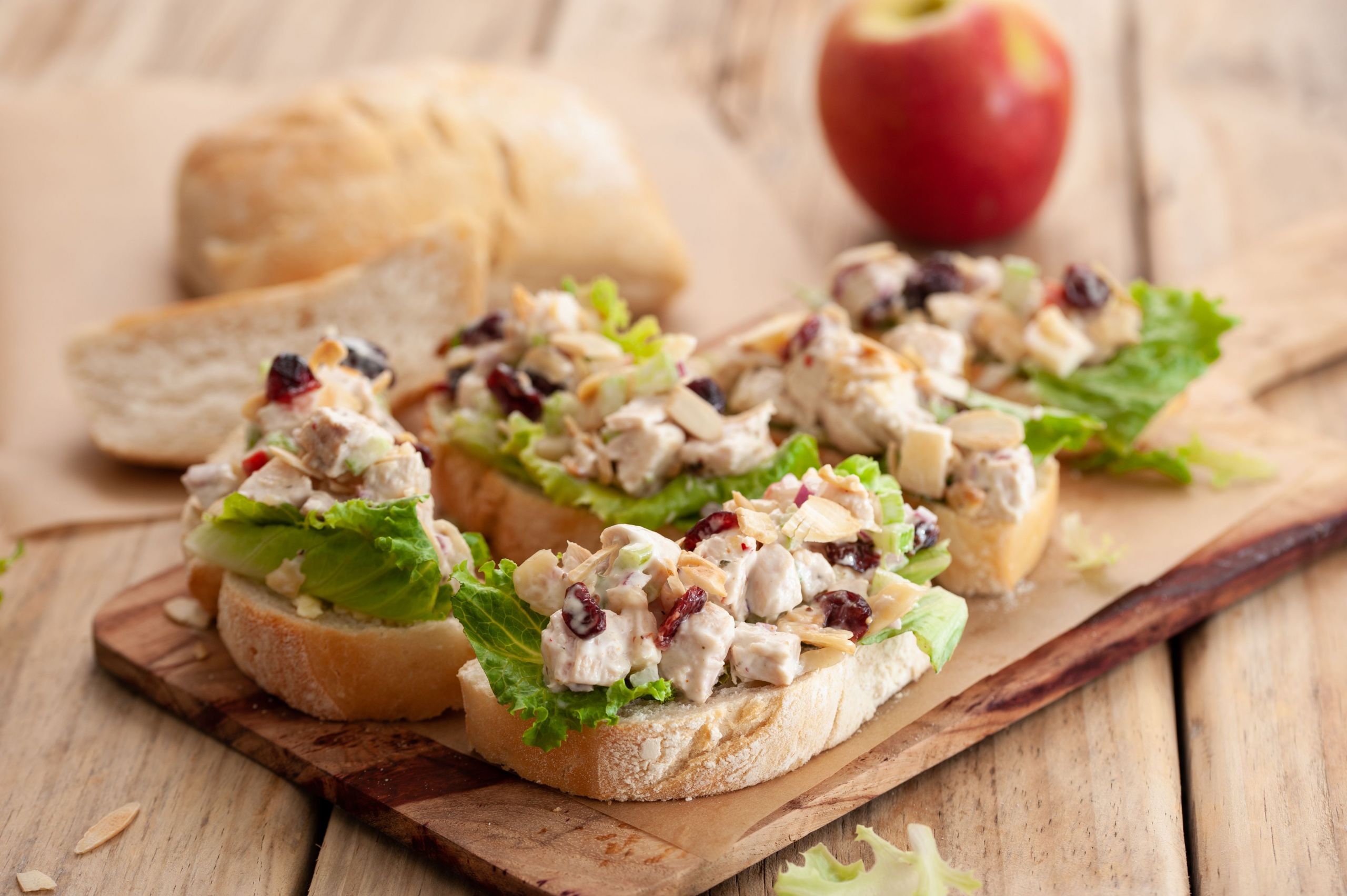Apple Chicken Salad
 Chicken Salad With Apples and Cranberries Recipe