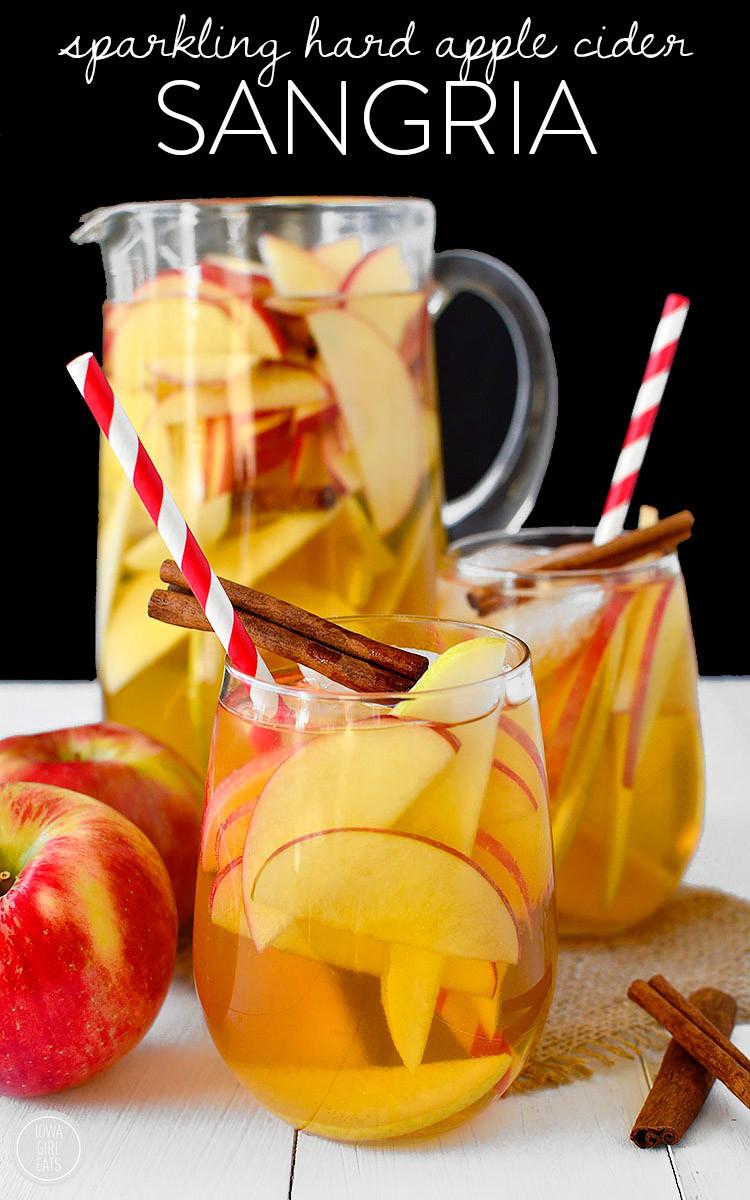 Apple Cider Cocktail Recipes
 Sparkling Hard Apple Cider Sangria Fall Cocktail Recipe