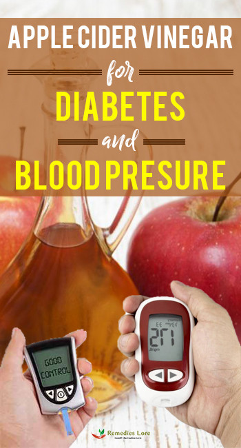 Apple Cider Vinegar And Blood Pressure
 Apple Cider Vinegar For Diabetes And Blood Pressure