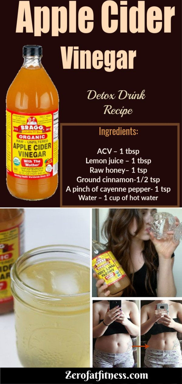 Apple Cider Vinegar And Weight Loss
 Apple Cider Vinegar for Weight Loss 3 Detox Drink