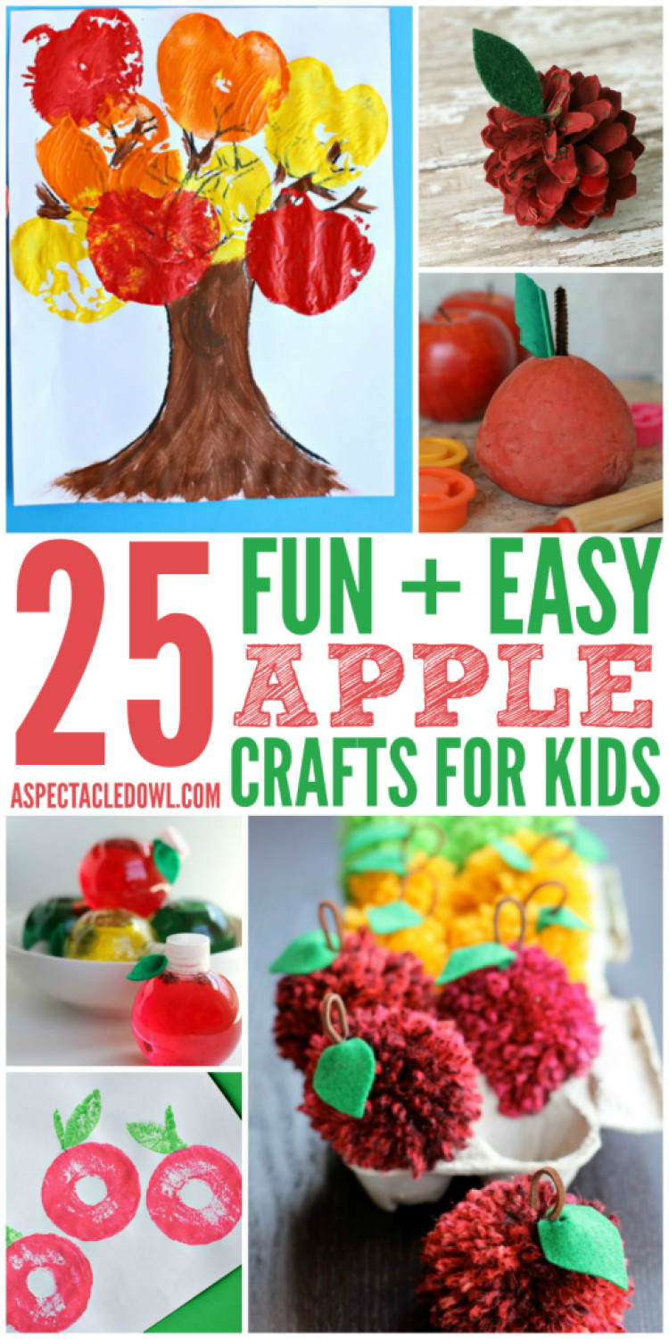 Apple Crafts For Kids
 25 Fun & Easy Apple Crafts for Kids A Spectacled Owl