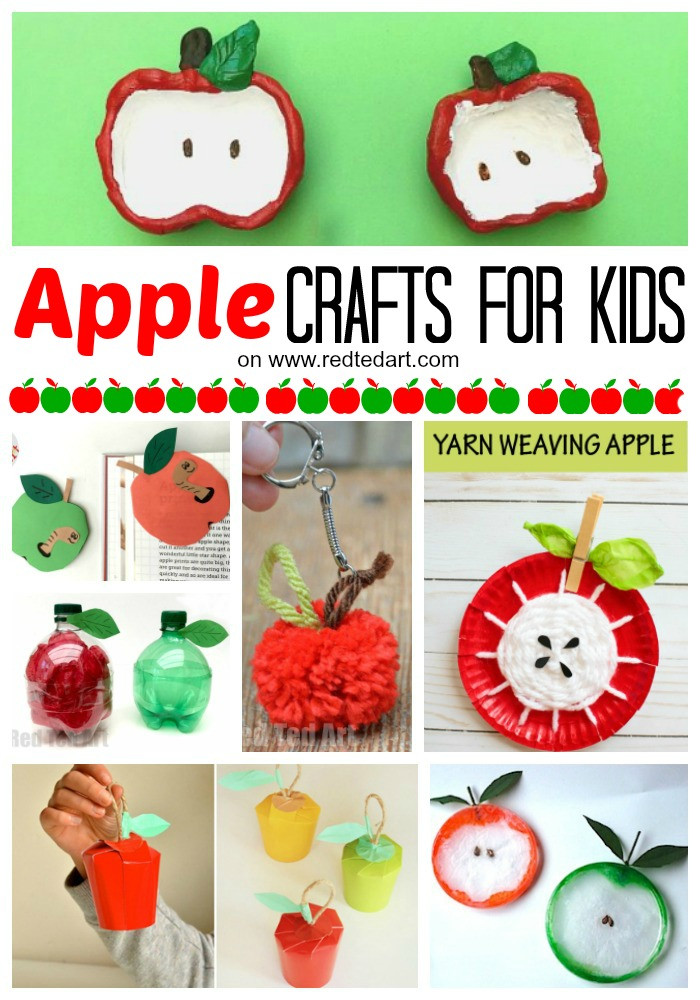 Apple Crafts For Kids
 27 Easy Apple Craft Ideas Red Ted Art Make crafting