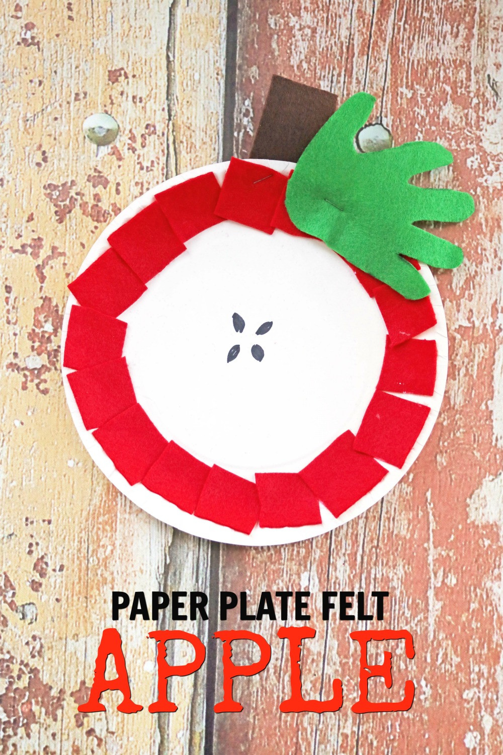 Apple Crafts For Kids
 Apple Craft for Kids with Felt and Paper Plates Darice