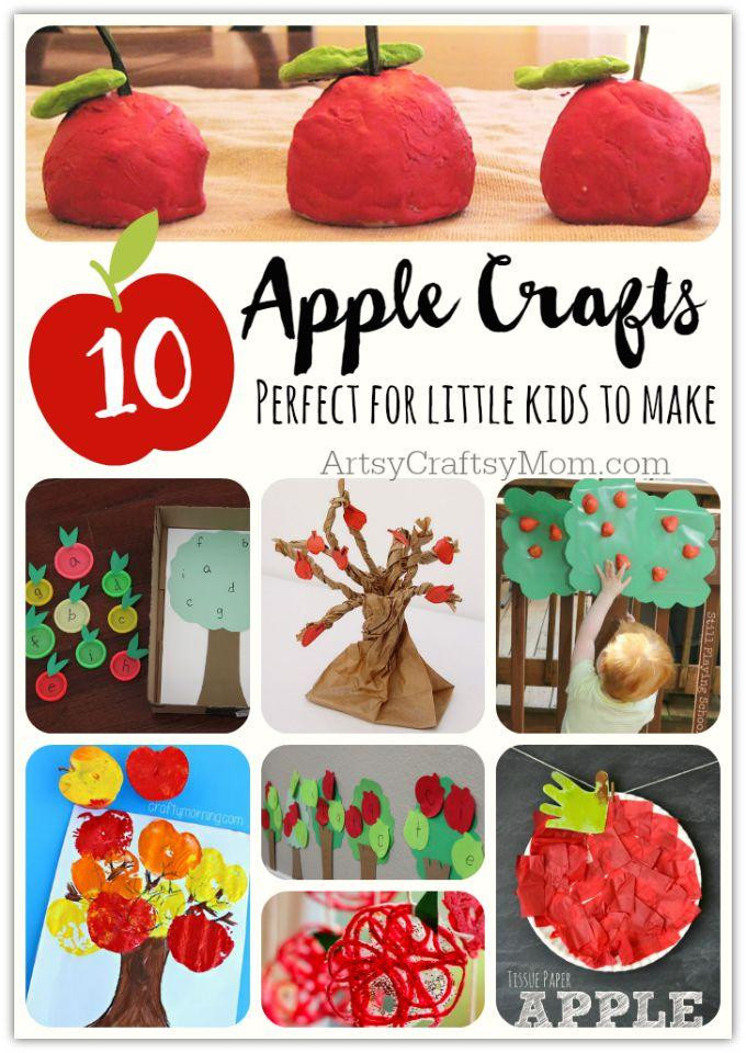 Apple Crafts For Kids
 Top 10 Easy Apple Crafts For Kids Artsy Craftsy Mom