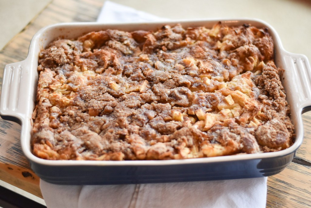 Apple French Toast Bake
 Apple French Toast Bake