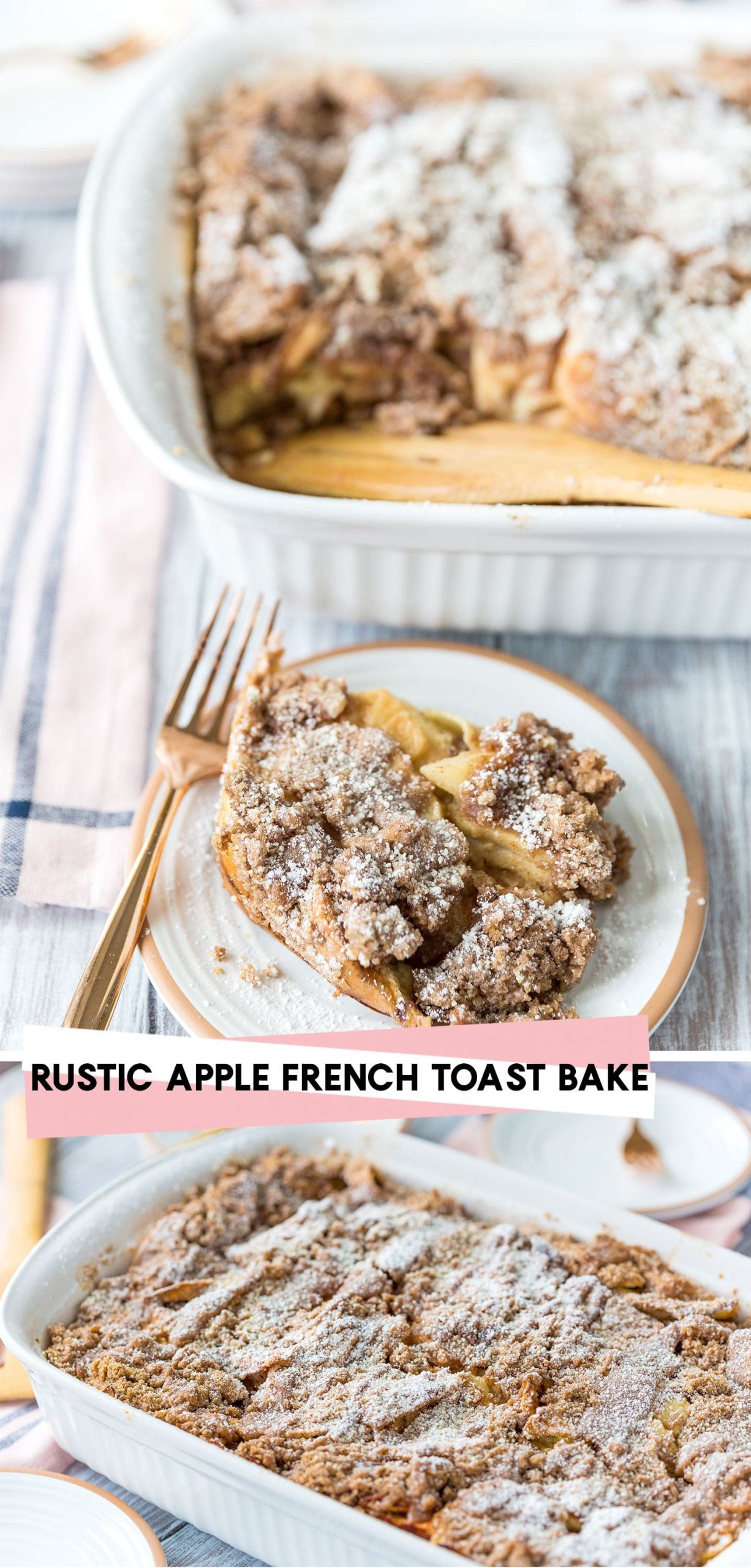 Apple French Toast Bake
 Apple French Toast Bake Recipe Pizzazzerie