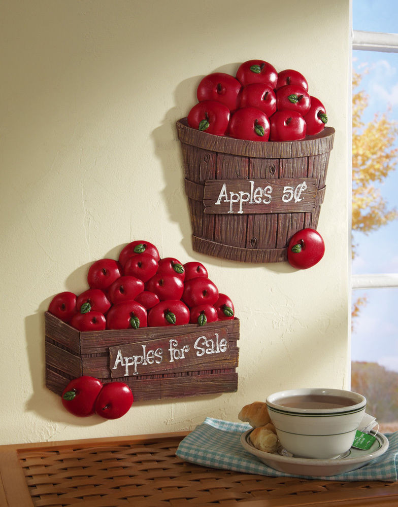 Apple Wall Decor For Kitchen
 Superb Country Apple Kitchen Decor 5 Apple Kitchen Wall