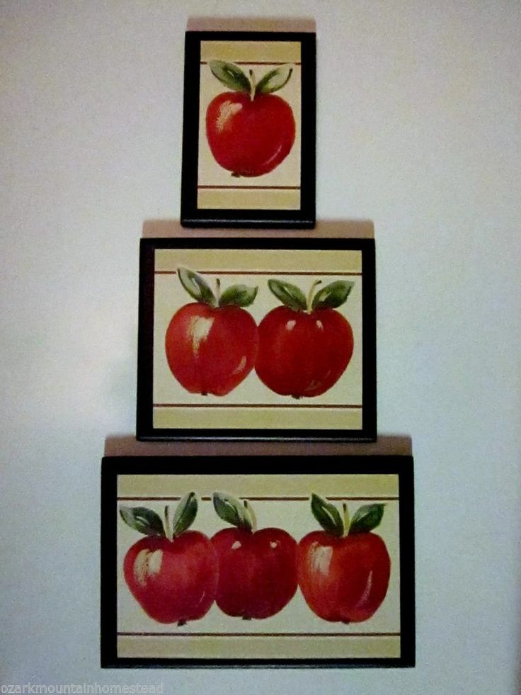 Apple Wall Decor For Kitchen
 1000 images about kitchen ideas new house on Pinterest