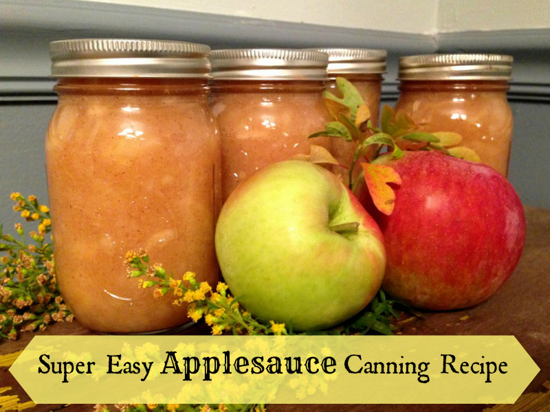 Applesauce Canning Recipe
 Super Easy Applesauce Canning Recipe