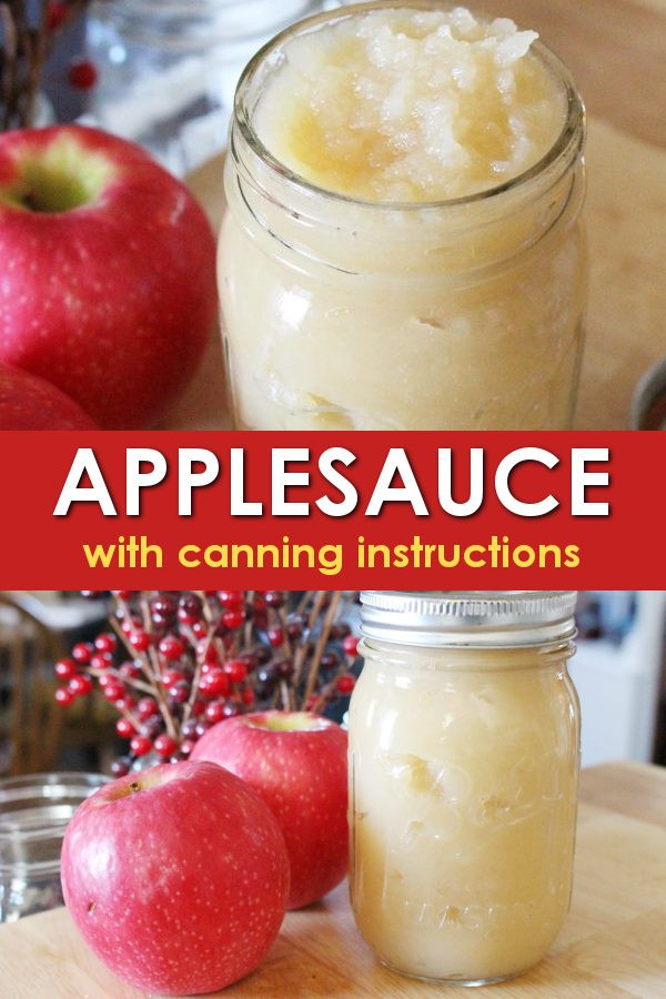 Applesauce Canning Recipe
 Canning Applesauce Easy Water Bath Recipe