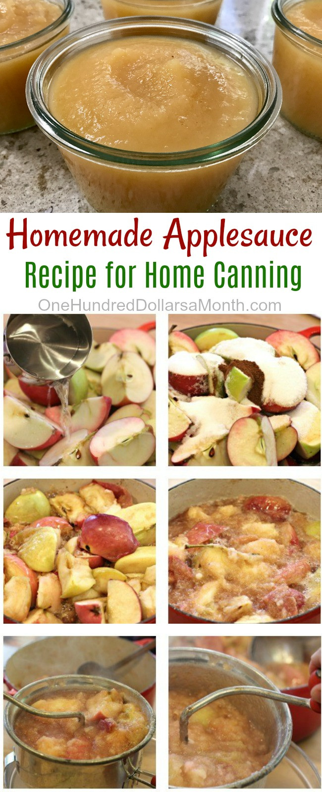 Applesauce Canning Recipe
 Canning 101 How to Make Homemade Applesauce e