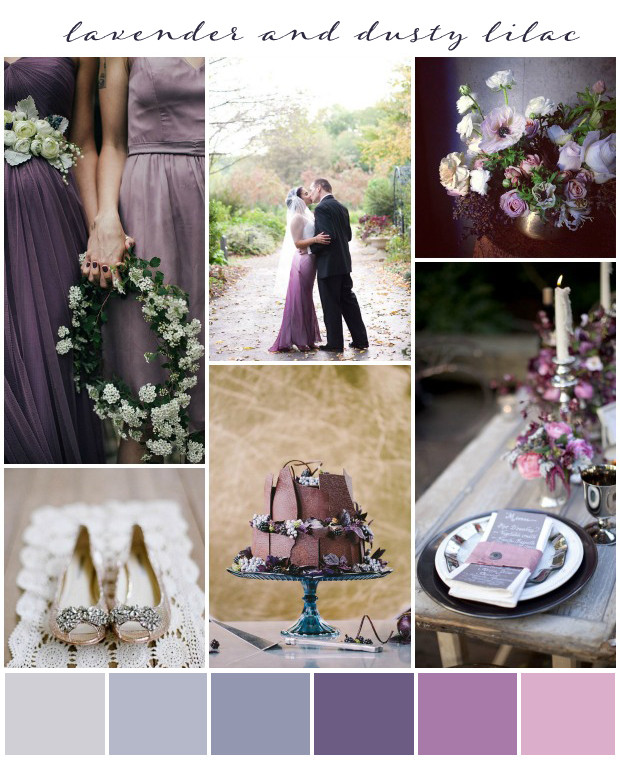 April Wedding Themes
 Lavender and Dusty Lilac Wedding Inspiration