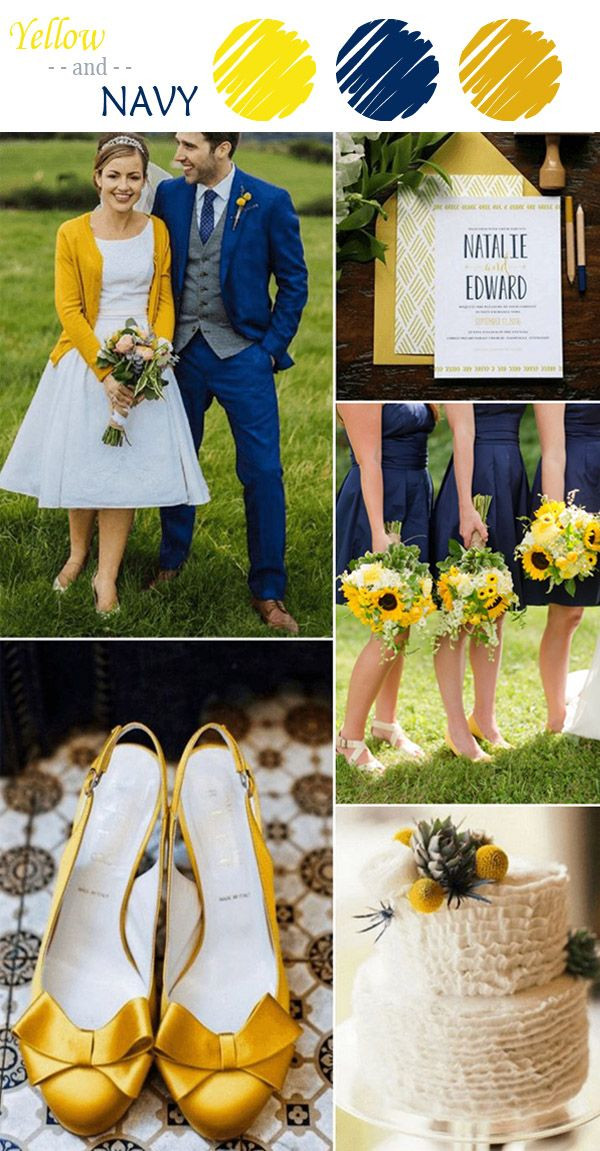 April Wedding Themes
 7 Perfect Yellow Wedding Color bination Ideas to Have