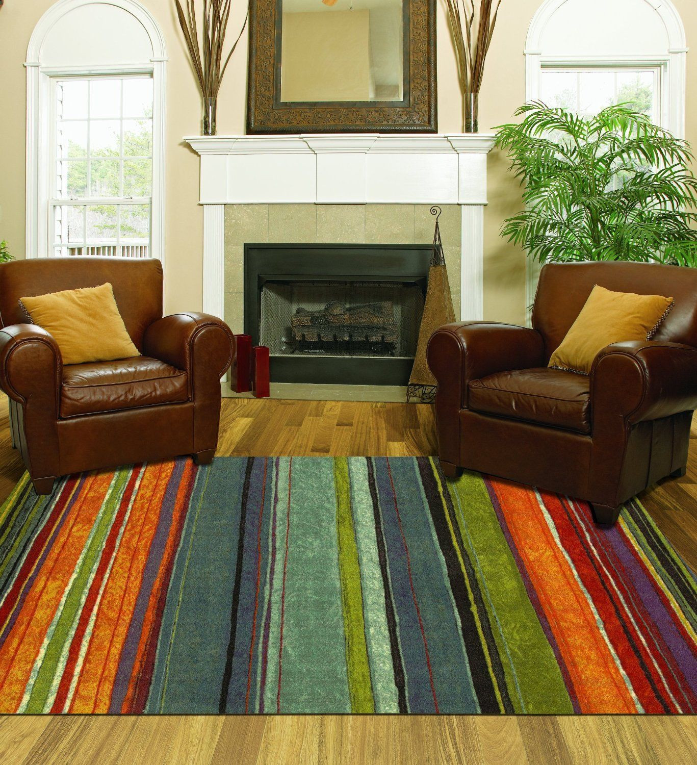 Area Rug For Living Room
 Area Rug Colorful 8x10 Living Room Size Carpet Home