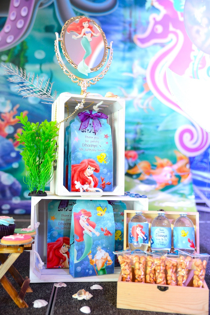 Ariel Mermaid Birthday Party Ideas
 Kara s Party Ideas Ariel the Little Mermaid Birthday Party