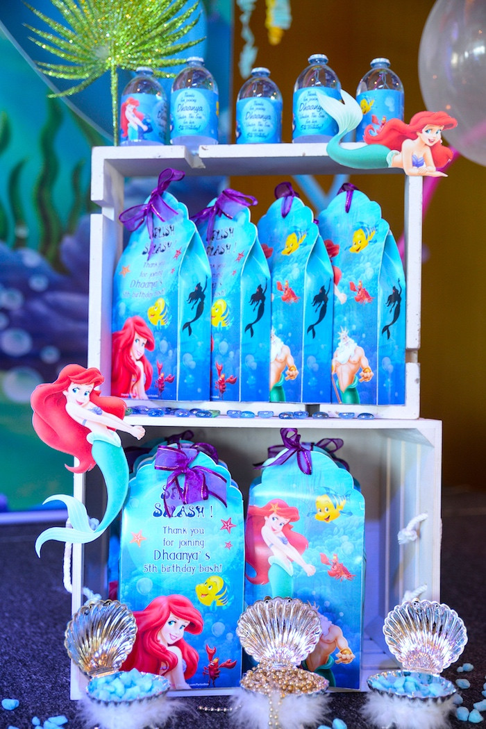 Ariel Mermaid Birthday Party Ideas
 Kara s Party Ideas Ariel the Little Mermaid Birthday Party