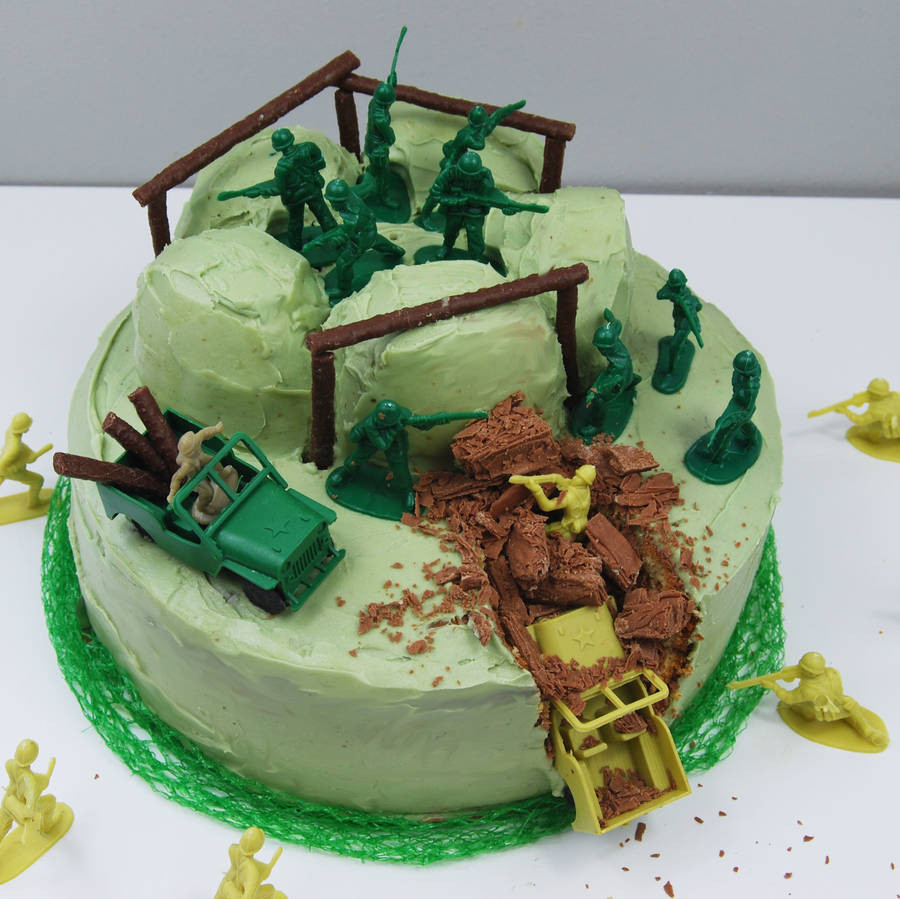 Army Birthday Cake
 army birthday cake kit by craft & crumb