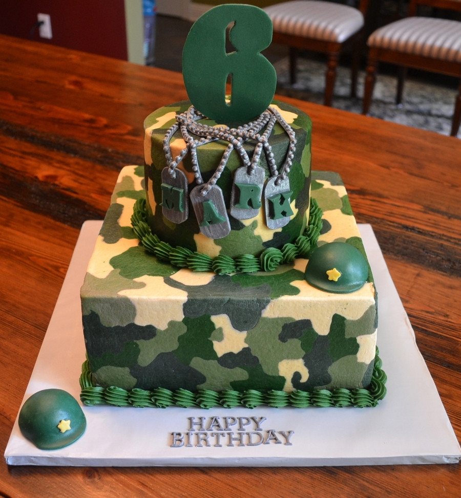 Army Birthday Cake
 Army B day Theme CakeCentral